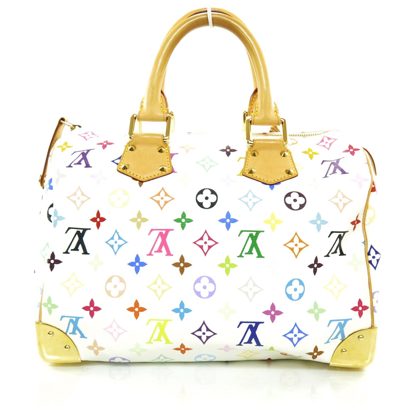 Monogram Multicolor Speedy 30 White