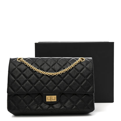 Chanel Aged Calfskin Quilted 2.55 Reissue 226 Flap Black 11 of 11