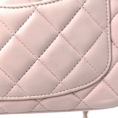 Chanel Lambskin Quilted Mini Square Flap Light Pink 13 of 17
