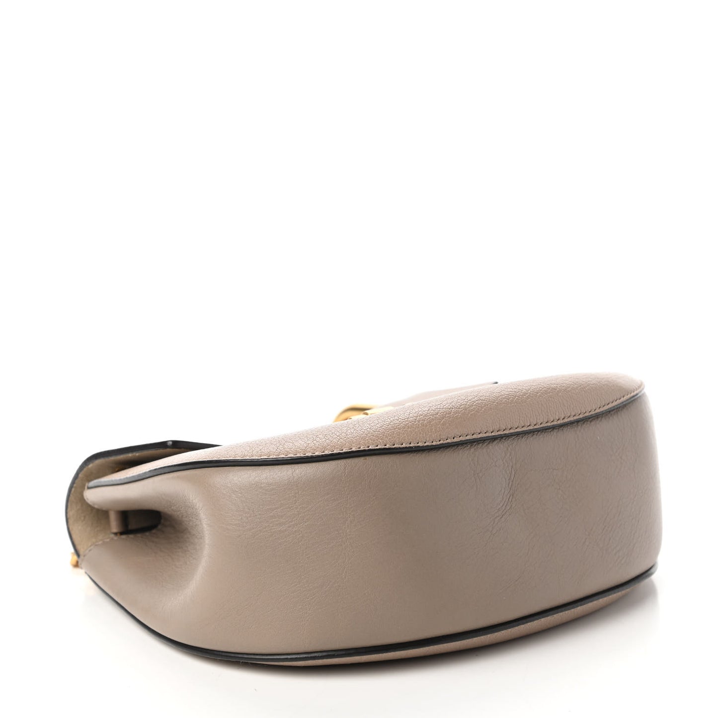 Grained Lambskin Drew Shoulder Bag Motty Grey