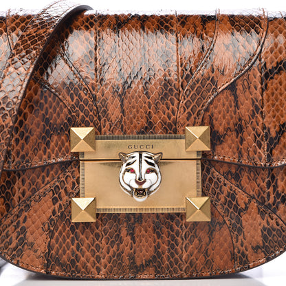 Gucci Elaphe Radiata Crystal Small Osiride Shoulder Bag Bright Cuir Ruby 9 of 15