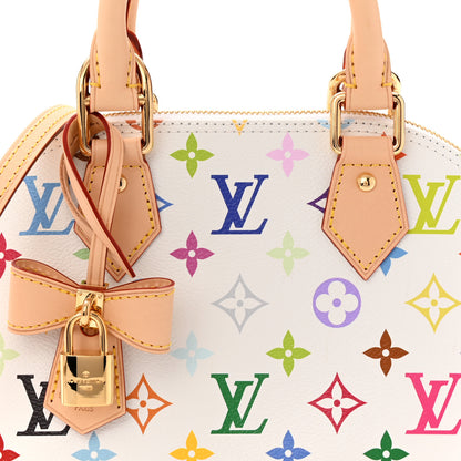 Louis Vuitton LV x TM Monogram Multicolor Alma BB White 7 of 10
