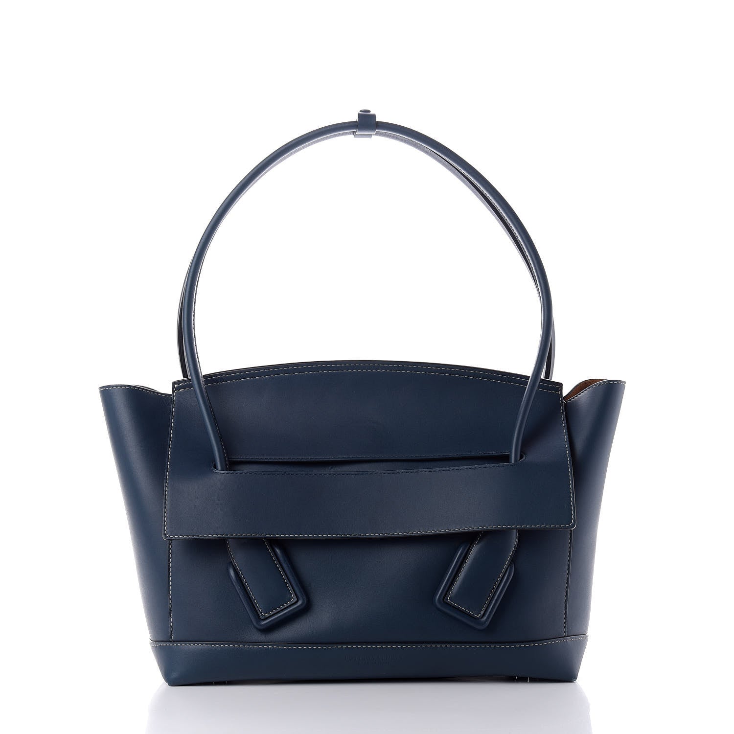 Bottega Veneta French Calfskin Small Arco Deep Blue 1 of 9
