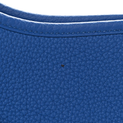 Hermes Taurillon Maurice Evelyne III PM Bleu France 10 of 11