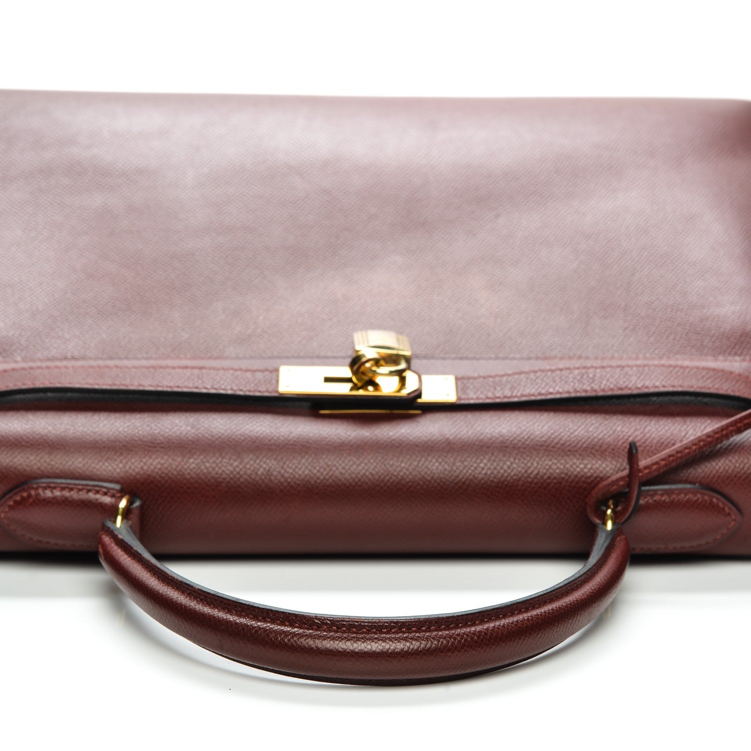 Hermes Courchevel Kelly Sellier 35 Rouge H 13 of 27