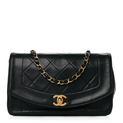 Chanel Lambskin Quilted Small Single Flap Black 1 of 9