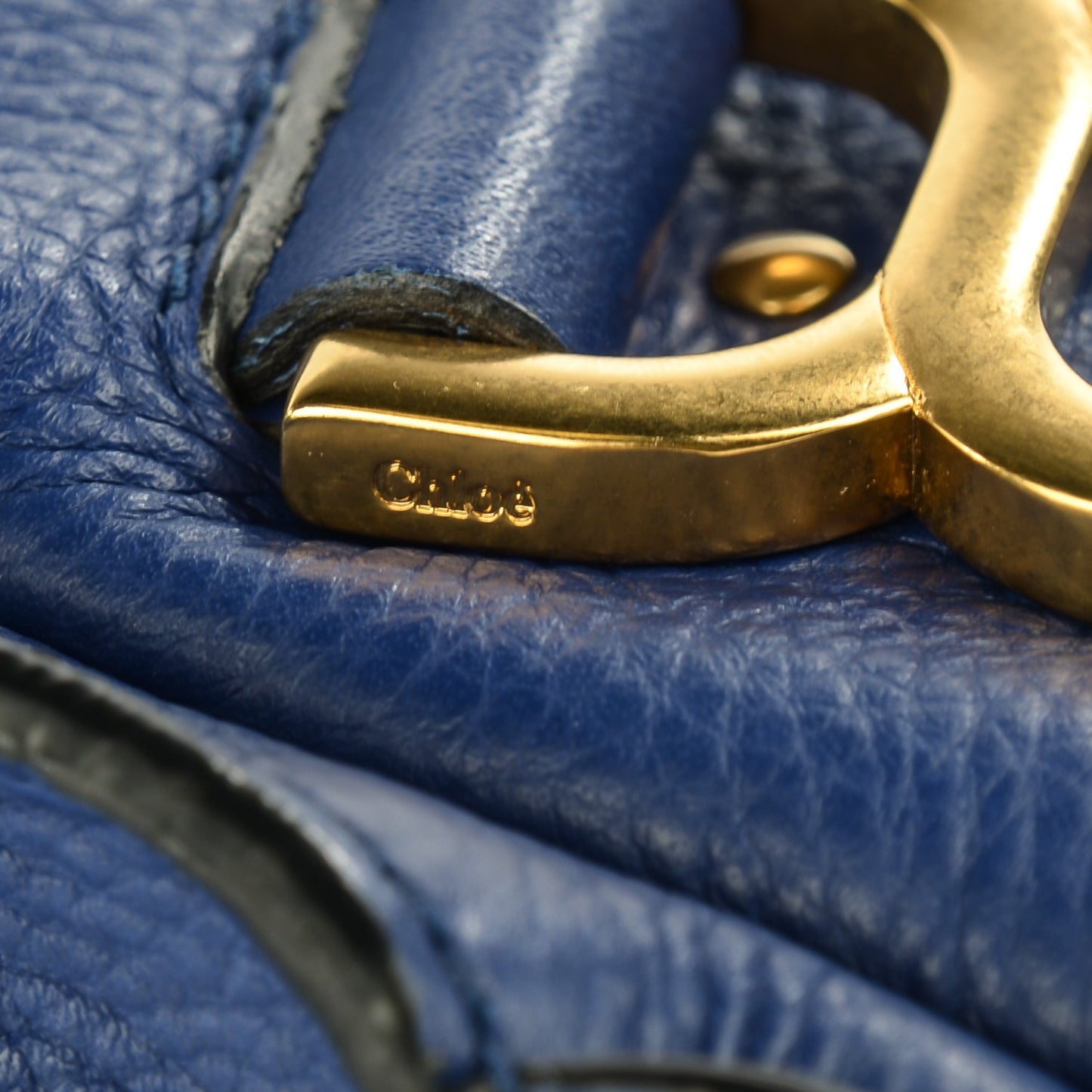Calfskin Small Marcie Satchel Sea Water