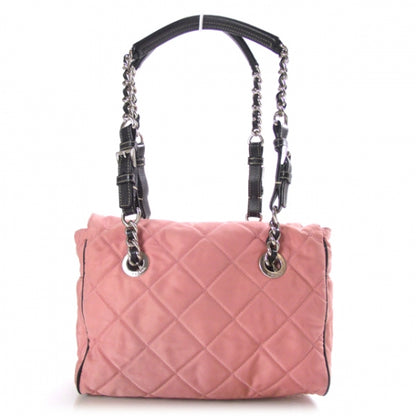 Prada Tessuto Quilted Shopping Tote Rosa 1 of 14