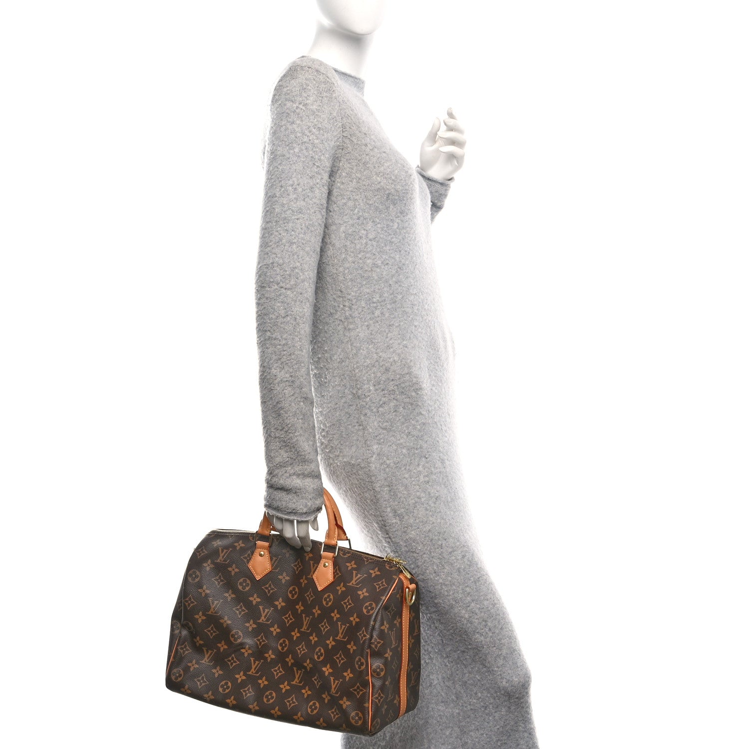 Louis Vuitton Monogram Speedy Bandouliere 35 2 of 10