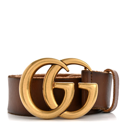 Gucci Faded Calfskin Double G 40mm Belt 110 44 Cuir 1 of 7
