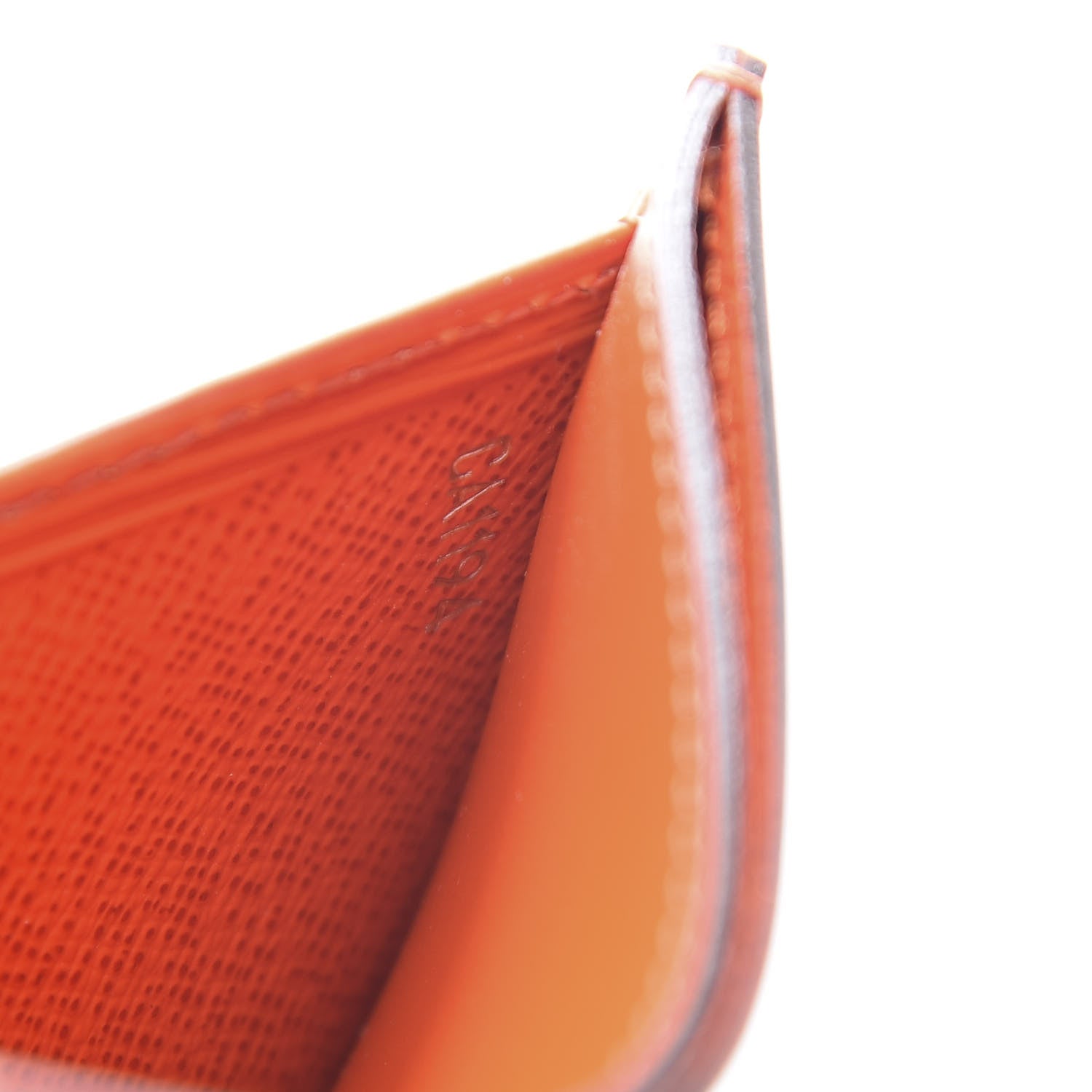 Louis Vuitton Epi Card Holder Piment 7 of 8