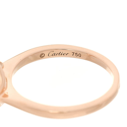 Cartier 18K Pink Gold Diamond Rose Quartz Inde Mysterieuse Ring 54 6.75 5 of 6