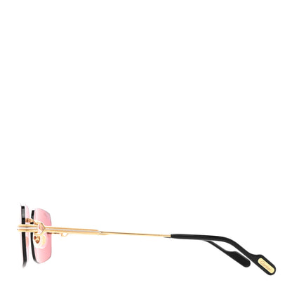 Cartier Premiere De Cartier Square Sunglasses Pink Gold 3 of 8