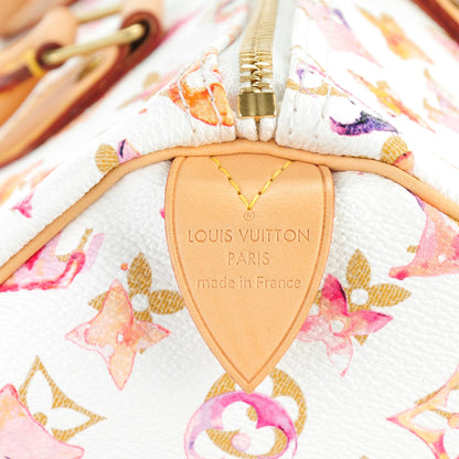 Louis Vuitton Watercolor Aquarelle Speedy 35 White 6 of 7