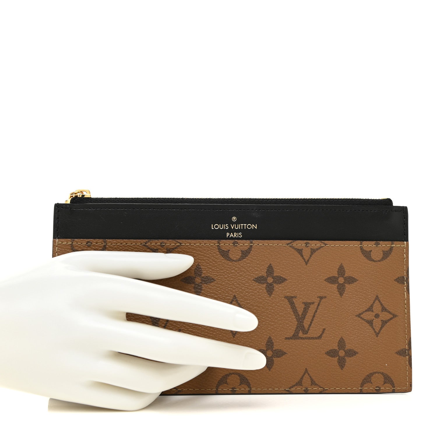 Louis Vuitton Reverse Monogram Slim Purse 2 of 11
