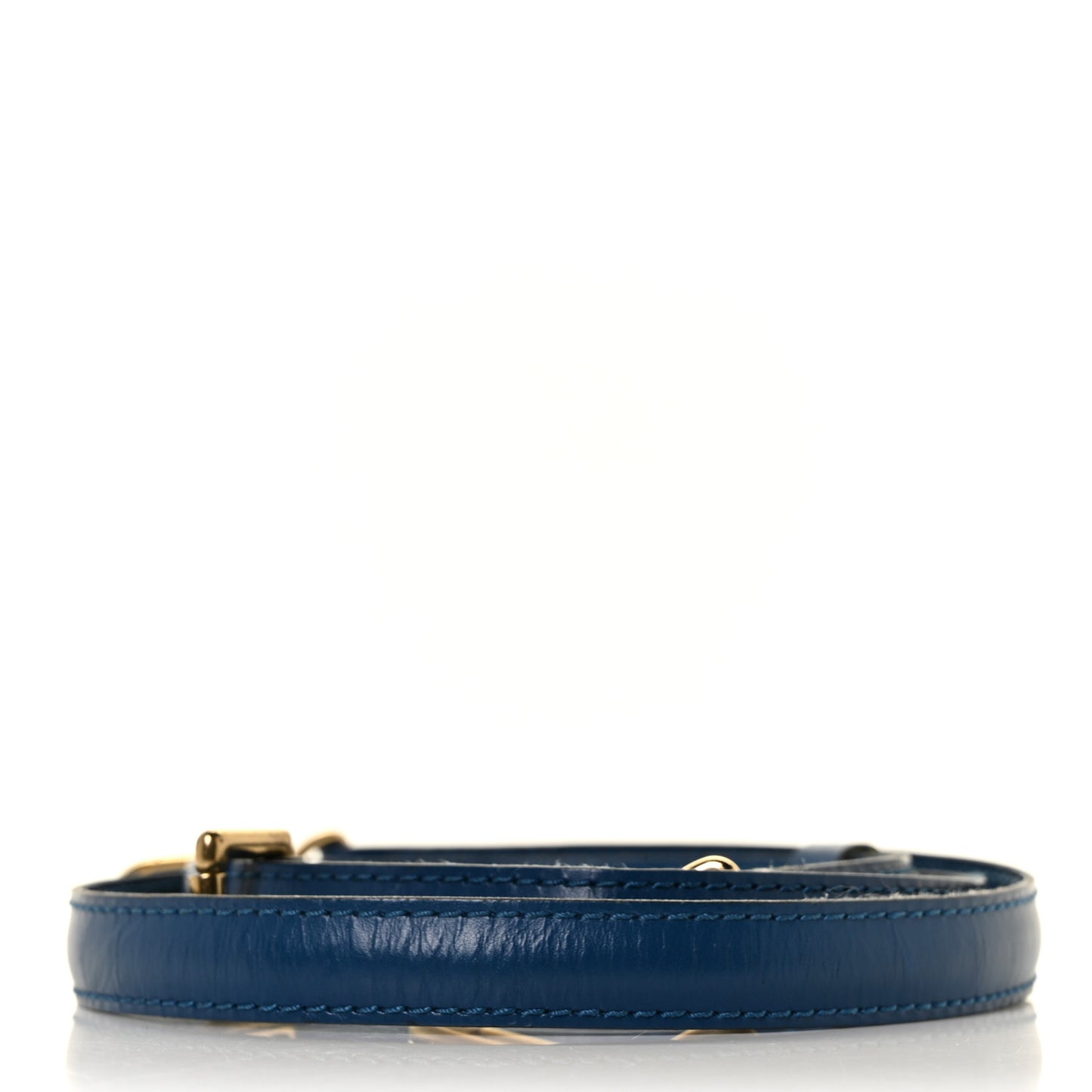 Calfskin Speedy Bandouliere Shoulder Strap Blue