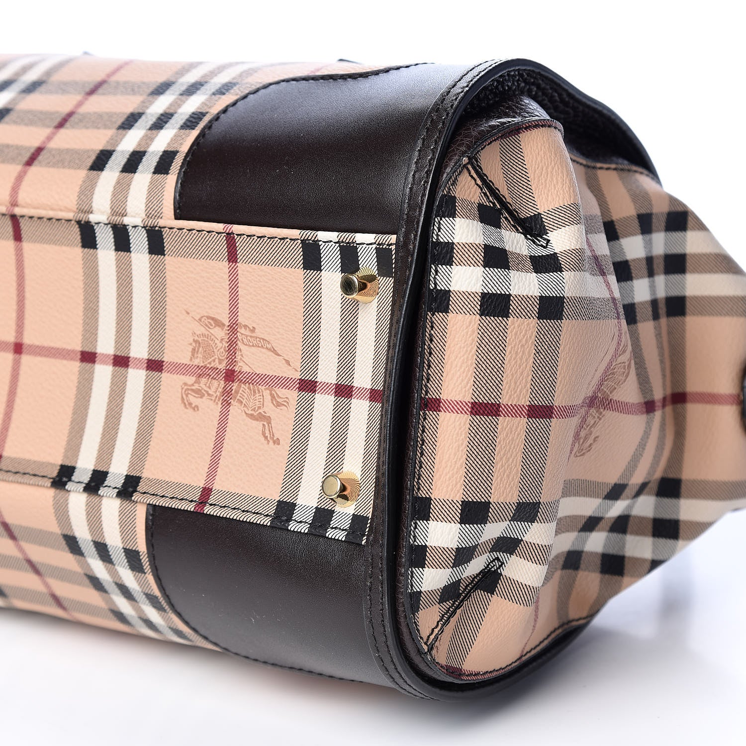 Burberry Haymarket Check Small Gladstone Chocolate 8 of 9