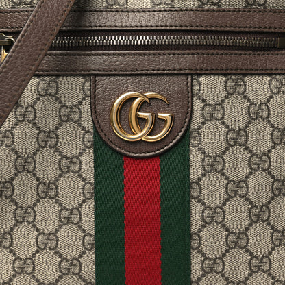 Gucci GG Supreme Monogram Web Small Ophidia Messenger Bag Brown 8 of 10