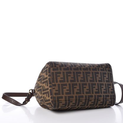 Fendi Zucca Vitello Artic Small Boston Tobacco Castagna 5 of 13