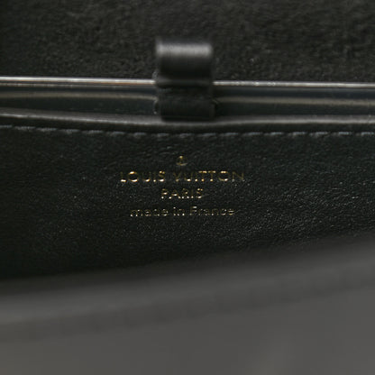 Louis Vuitton Calfskin Since 1854 Embroidered Twist MM Black 6 of 10