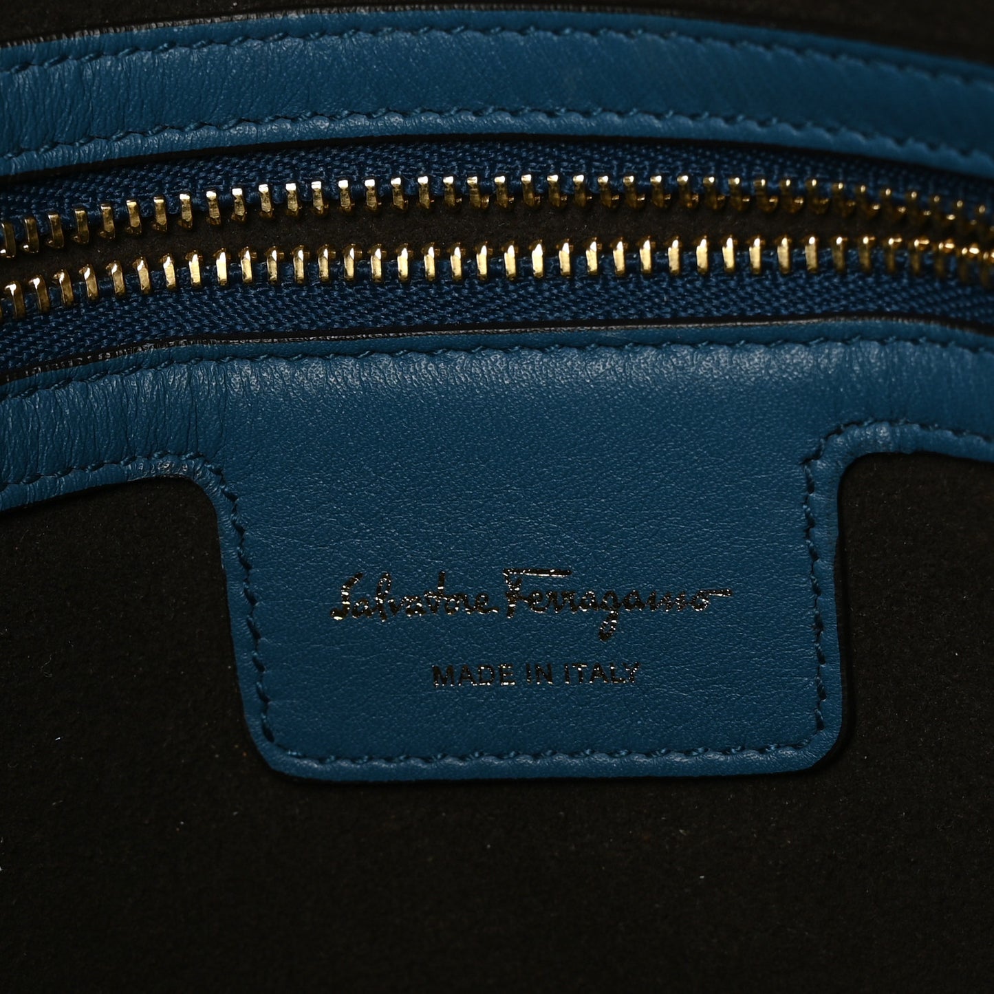 Calfskin The Studio Tote Blue