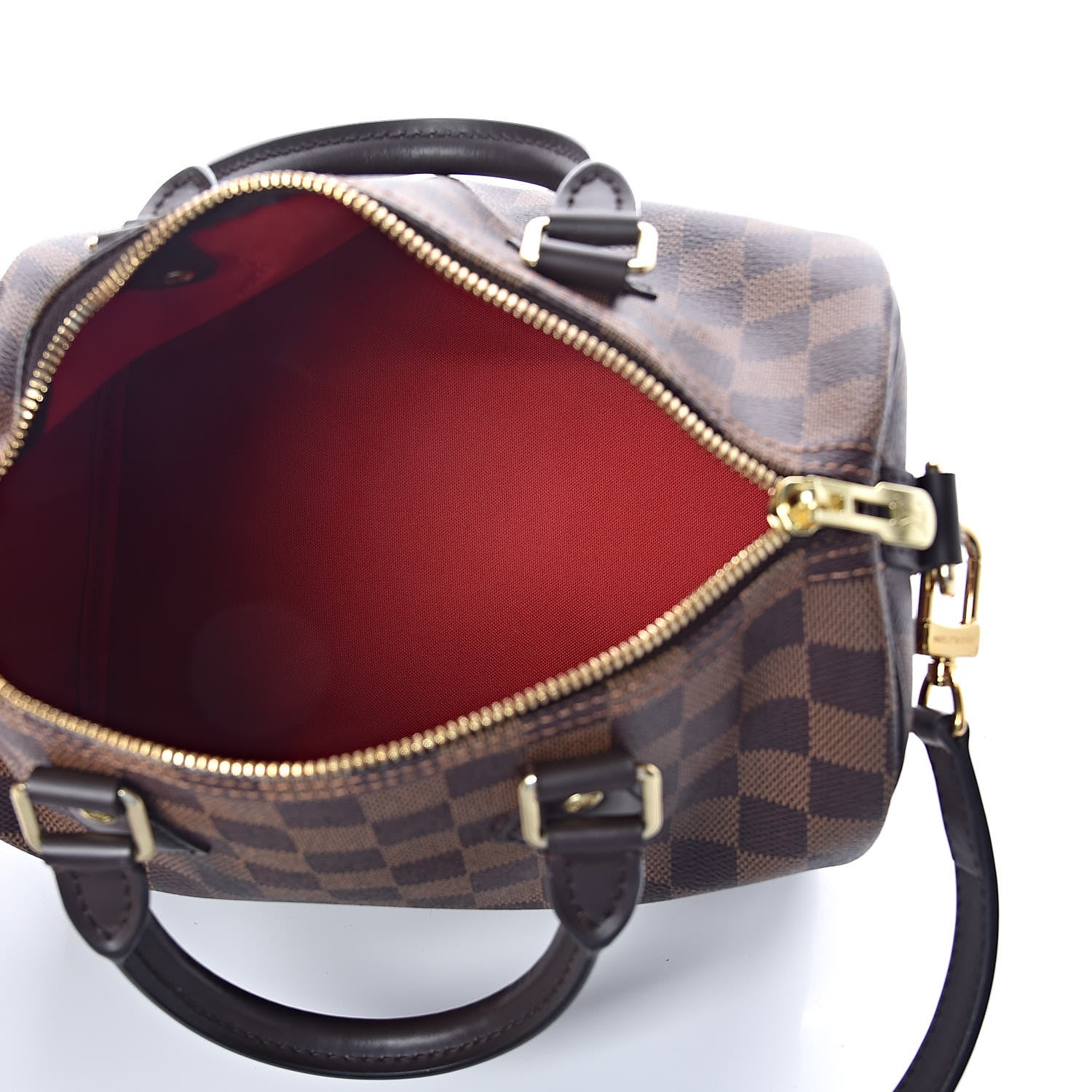 Louis Vuitton Damier Ebene Speedy Bandouliere 25 5 of 9