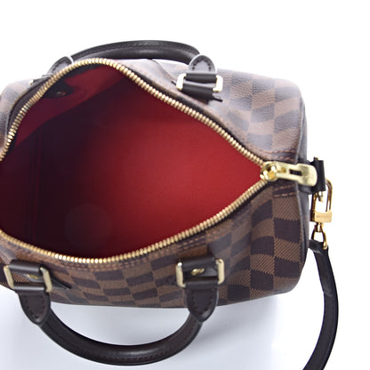 Louis Vuitton Damier Ebene Speedy Bandouliere 25 5 of 9