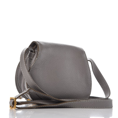Chloe Calfskin Mini Marcie Round Crossbody Bag Cashmere Grey 3 of 11