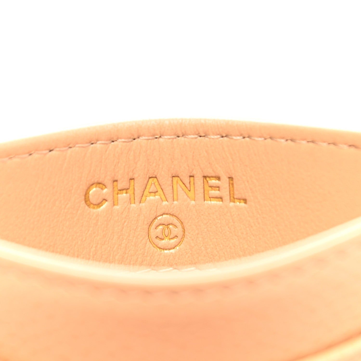 Chanel Caviar Quilted Card Holder Beige 6 of 8
