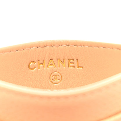 Chanel Caviar Quilted Card Holder Beige 6 of 8