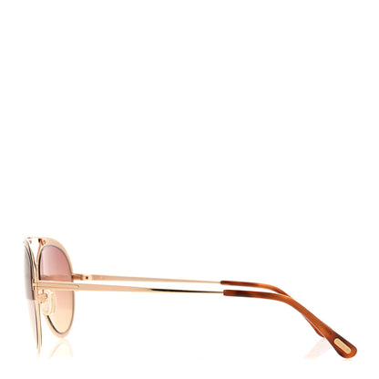 Tom Ford Dashel Sunglasses TF508 Rose Gold 3 of 8