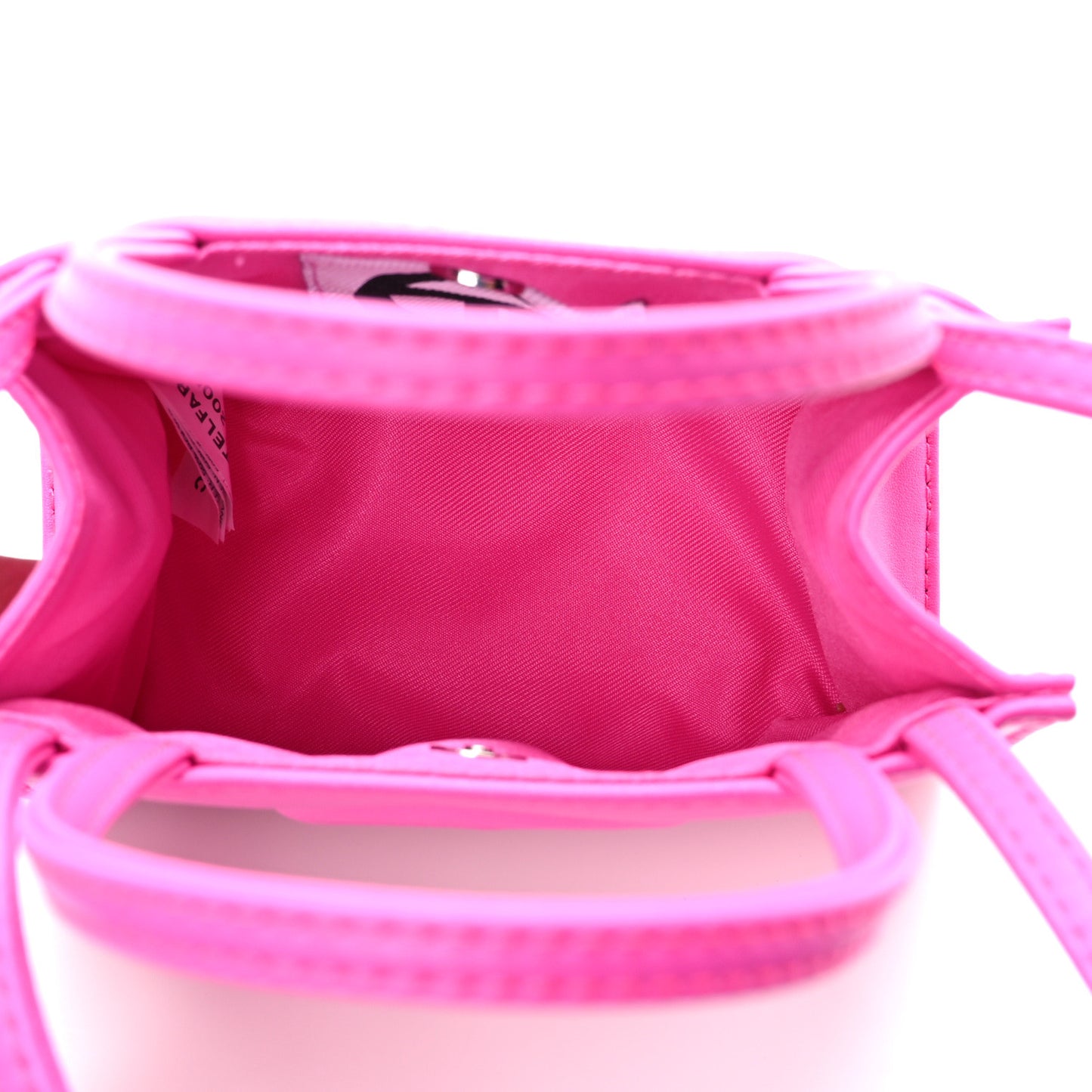 Vegan Leather Small Shopping Bag Azalea