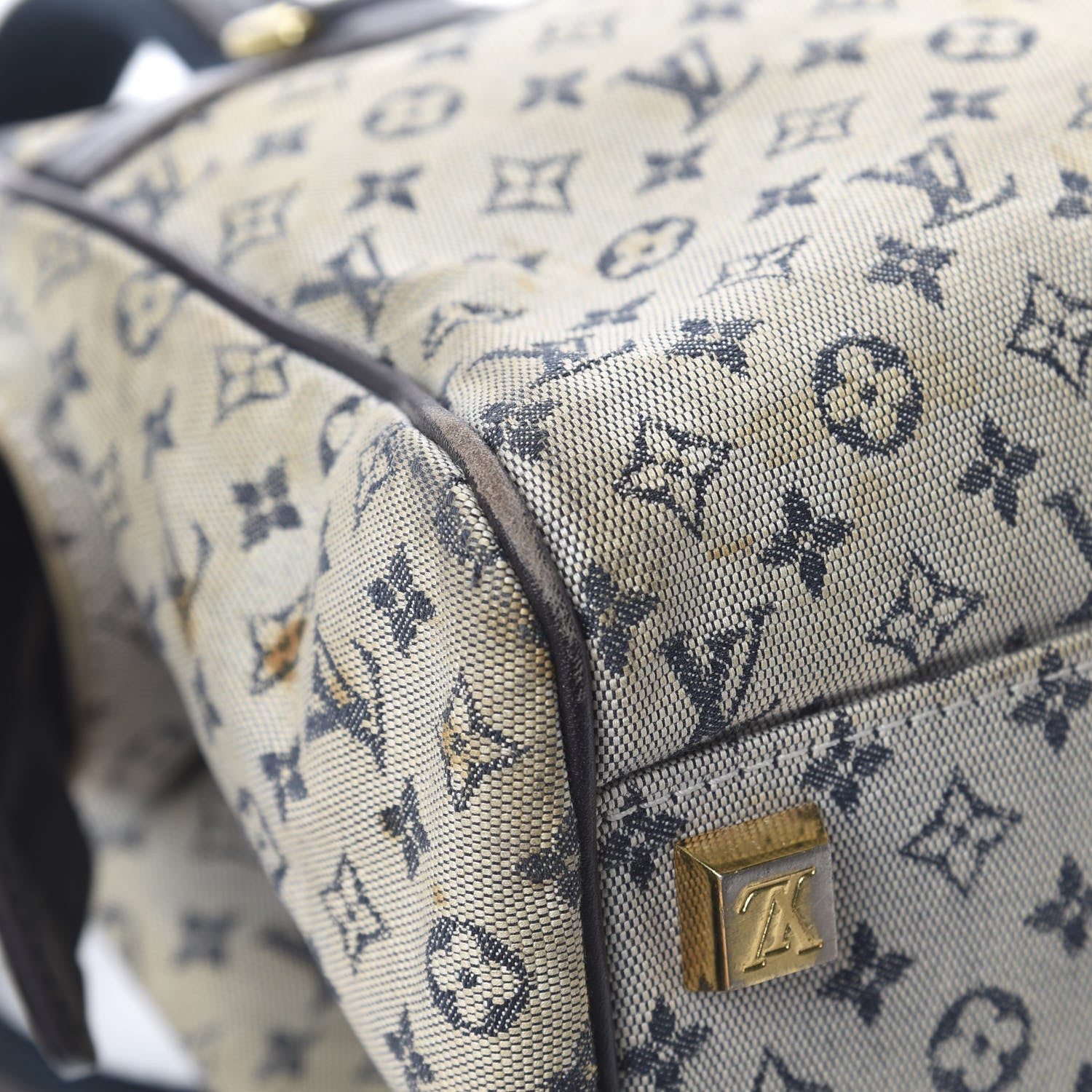 Louis Vuitton Mini Monogram Josephine PM Blue 10 of 21