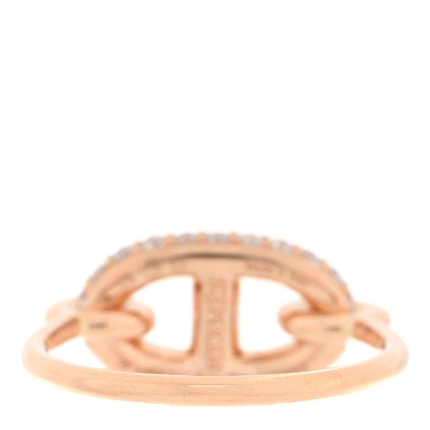 18K Rose Gold Diamond Farandole Ring 50 5.25