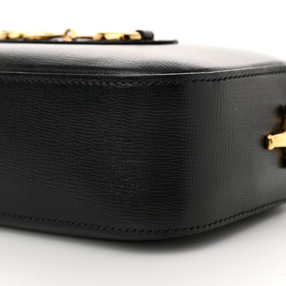 Gucci Calfskin Mini Horsebit 1955 Camera Shoulder Bag  Black 10 of 12
