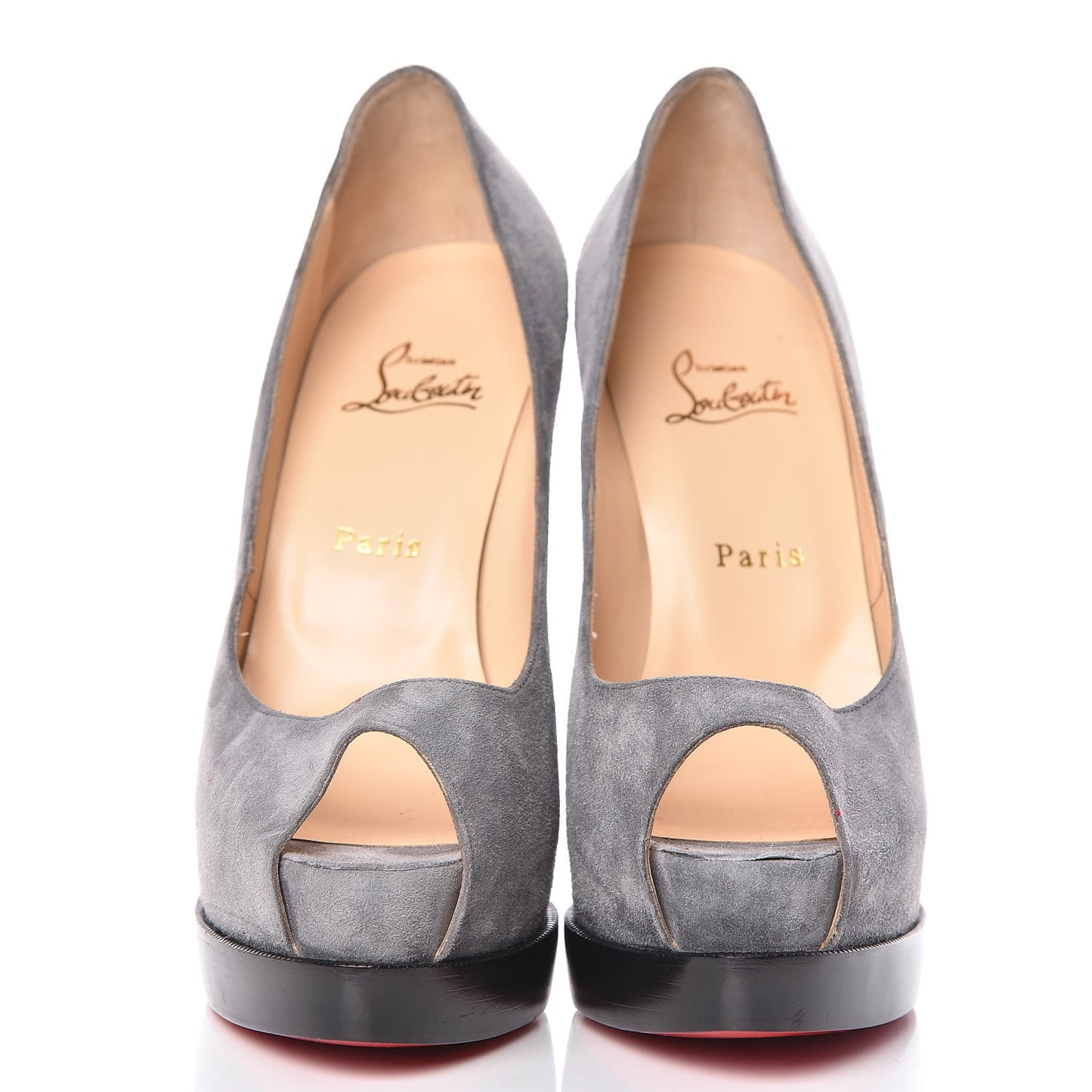 Suede Palais Royal Trepointe 140 Pumps 39 Grey