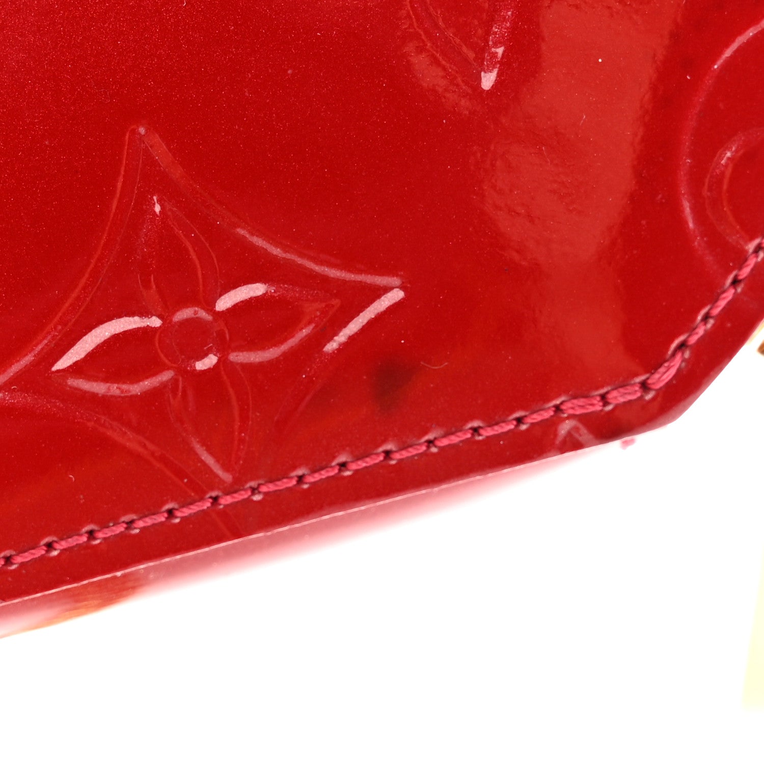 Louis Vuitton Vernis Chapeau Coin Purse Pomme D'Amour 11 of 15