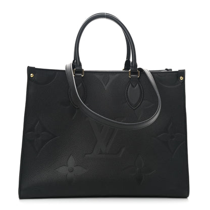 Louis Vuitton Empreinte Monogram Giant Onthego MM Black 1 of 9
