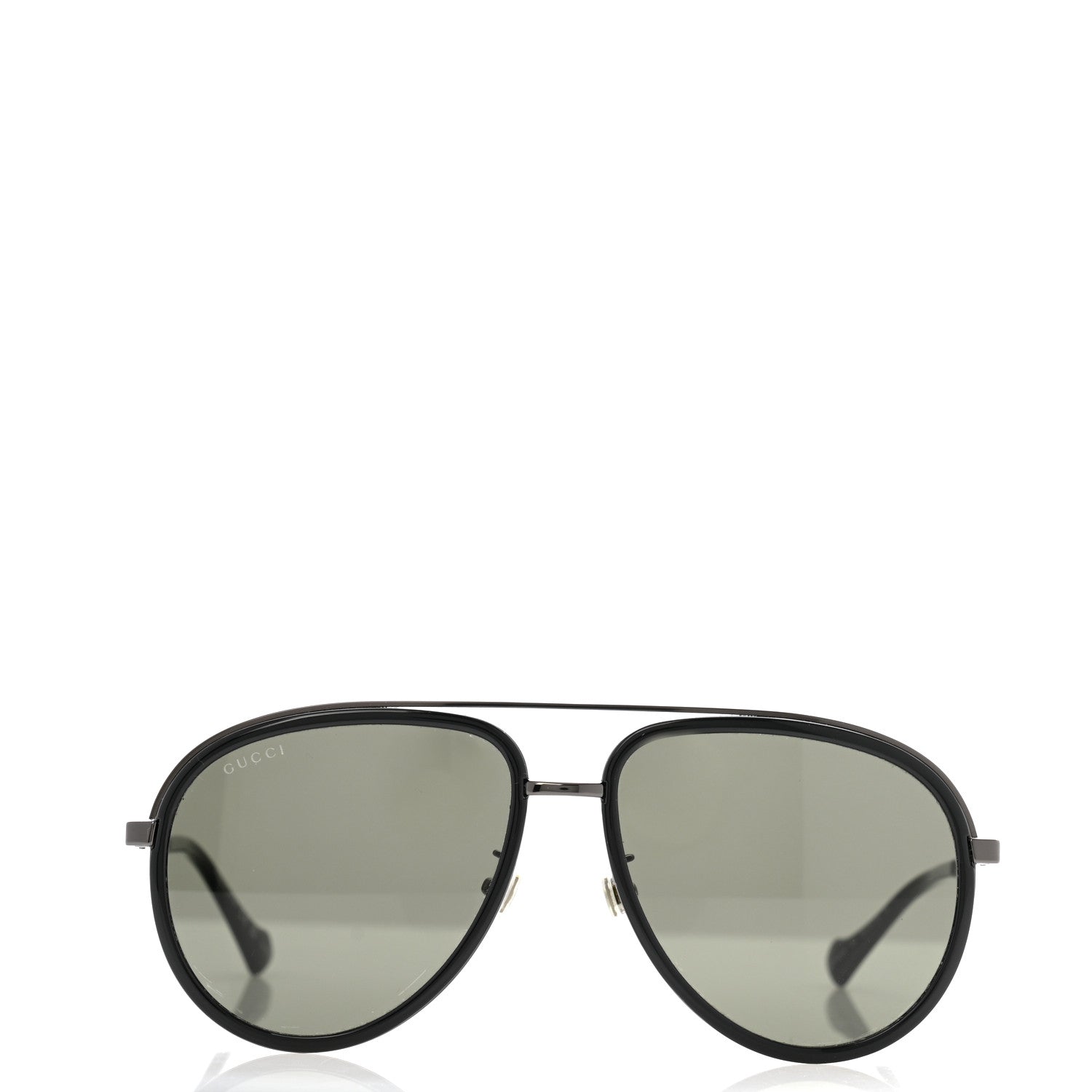 Gucci Metal Aviator Sunglasses GG1097S Grey Black 2 of 9