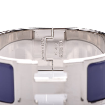 Hermes Enamel Wide Clic Clac H Bracelet S Iris 4 of 5