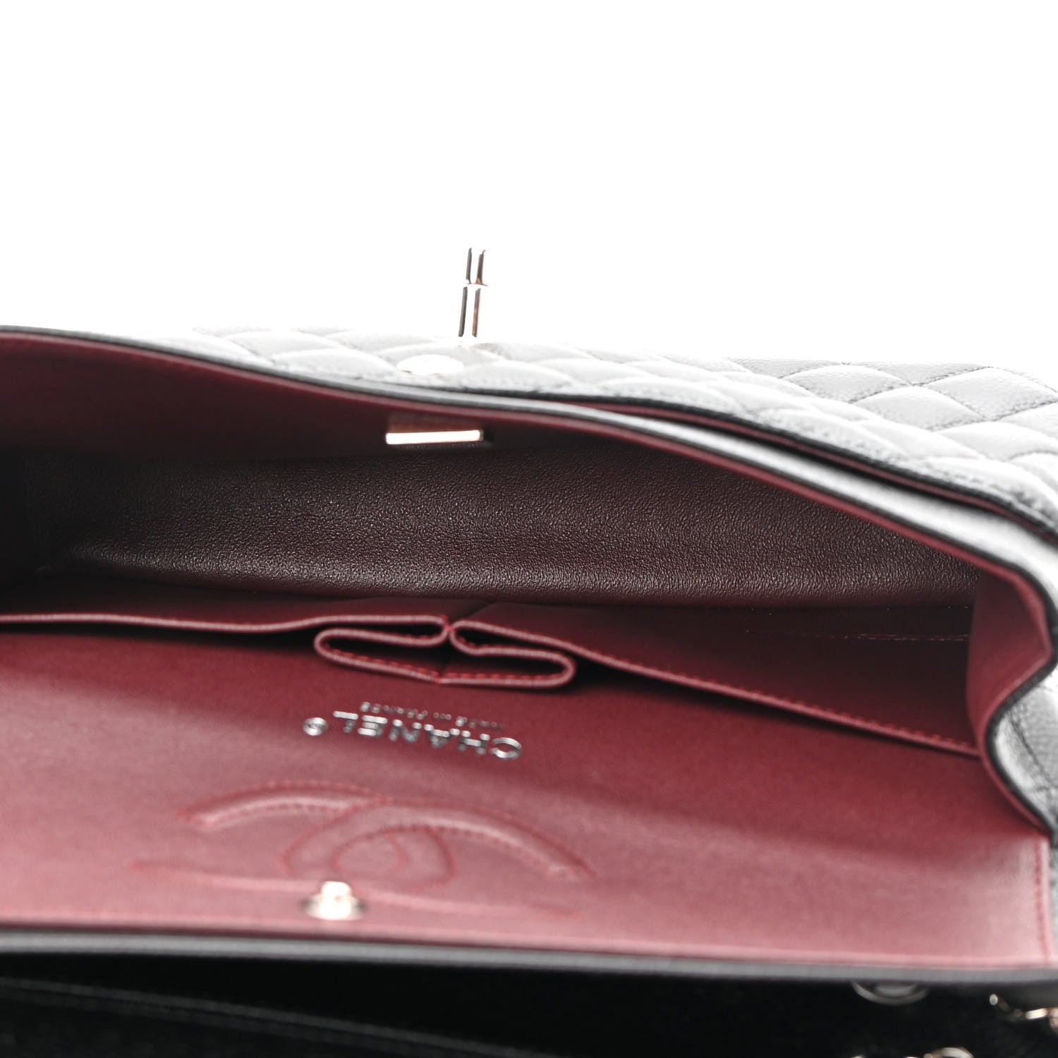 Chanel Caviar Quilted Medium Double Flap Black 4 of 8