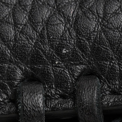 Valentino Garavani Grained Calfskin Mini C Rockee Scarab Fringe Shoulder Bag Black 17 of 18