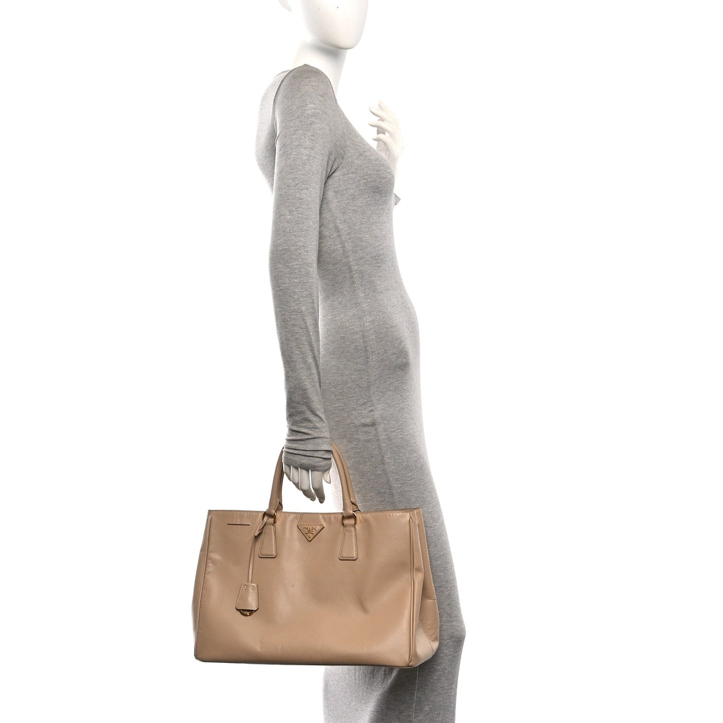 Saffiano Lux Large Tote Sabbia