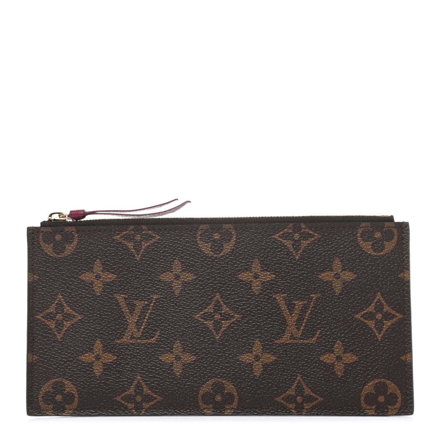 Louis Vuitton Monogram Felicie Chain Wallet Zippered Insert Fuchsia 1 of 6