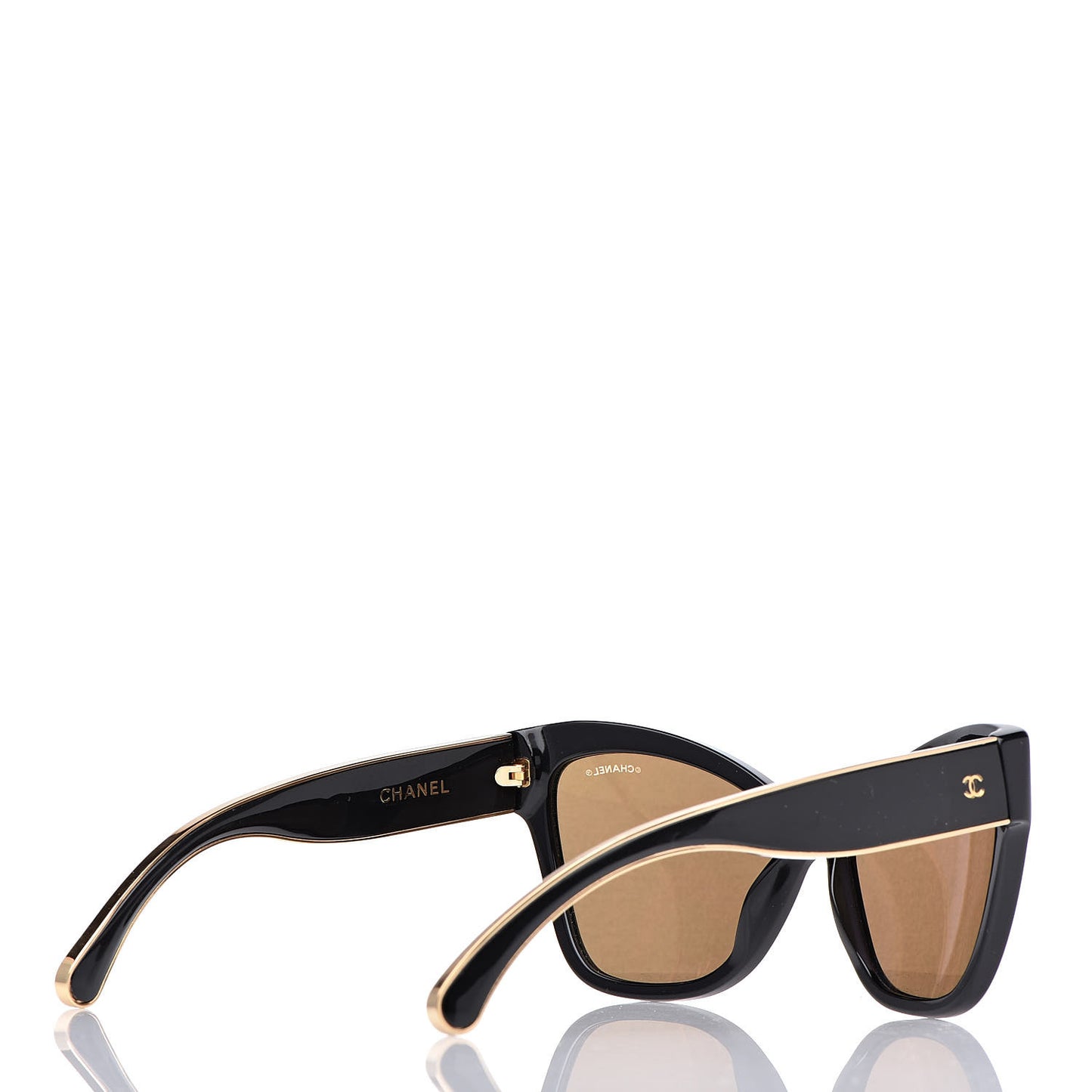 Acetate CC Cat Eye Sunglasses 5271 Black