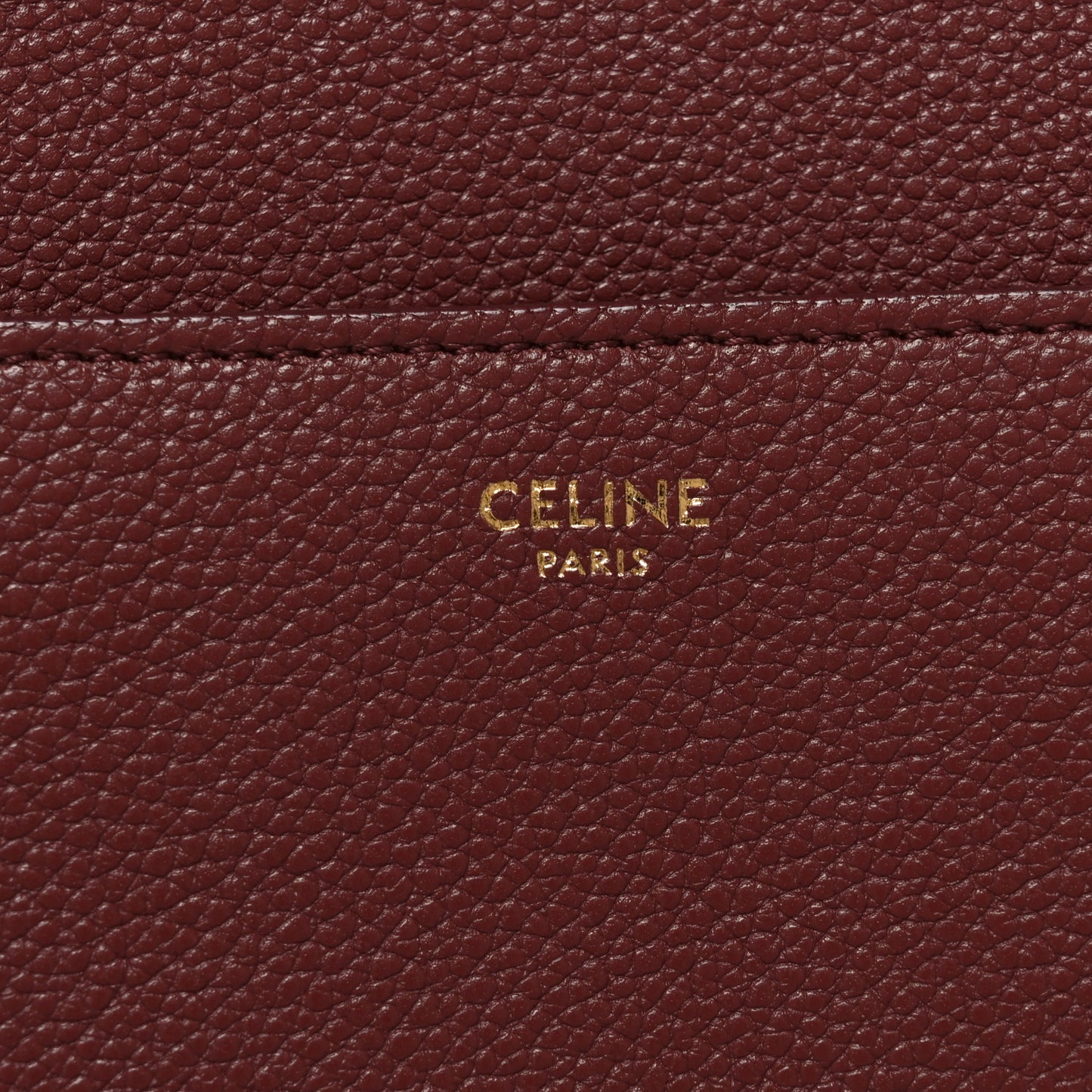 Soft Grained Calfskin Sangle Bucket Bag Light Burgundy