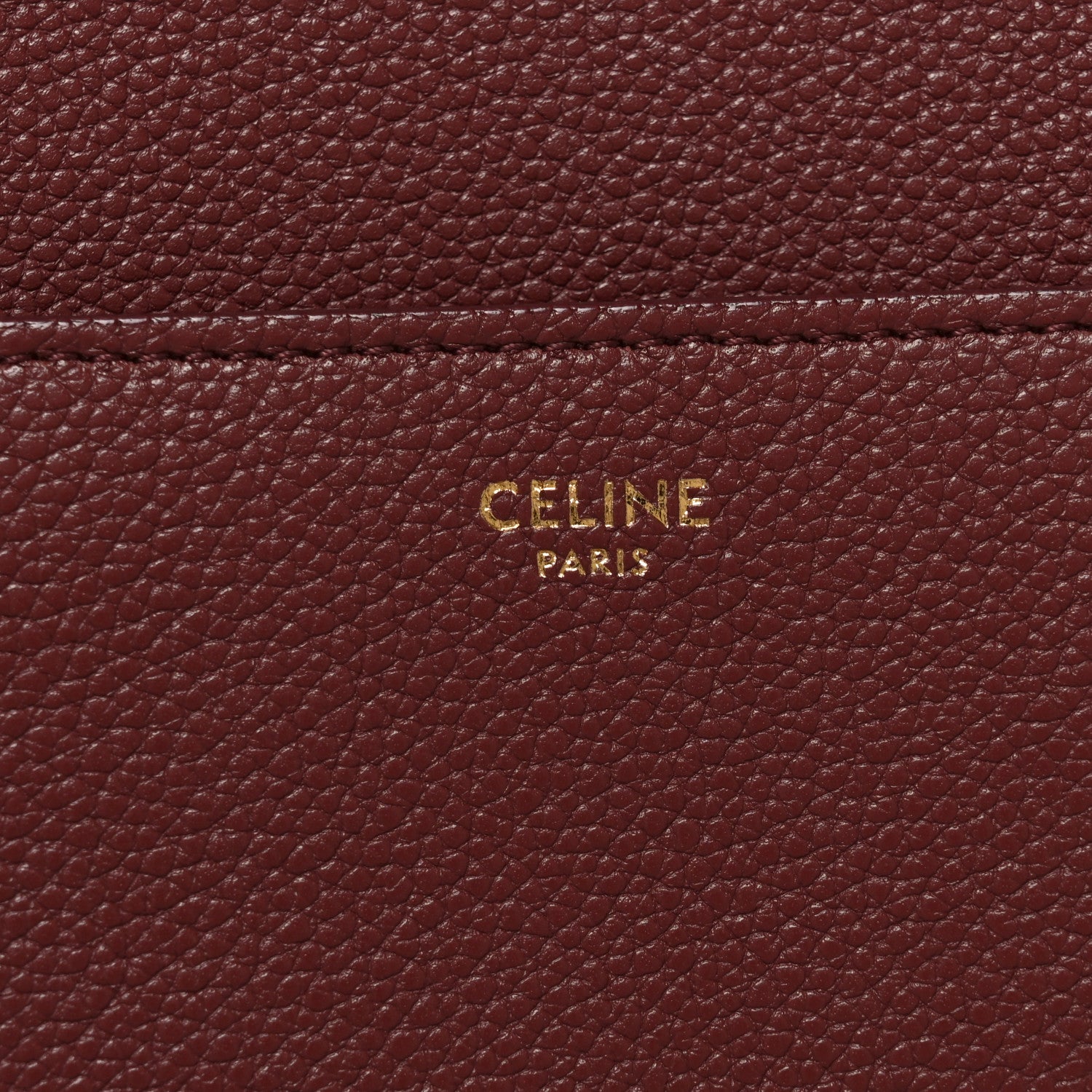 Celine Soft Grained Calfskin Sangle Bucket Bag Light Burgundy 6 of 9