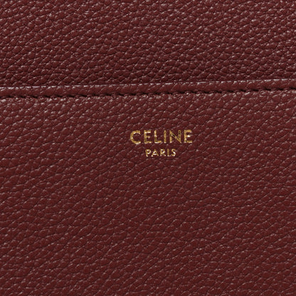 Celine Soft Grained Calfskin Sangle Bucket Bag Light Burgundy 6 of 9