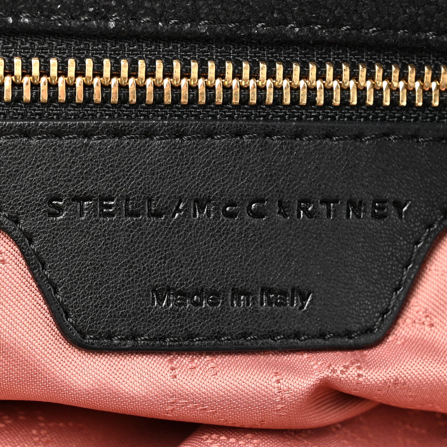 Shaggy Deer Small Falabella Fold Over Tote Black