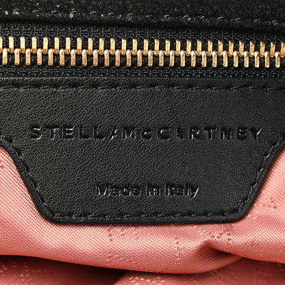 Stella McCartney Shaggy Deer Small Falabella Fold Over Tote Black 6 of 9